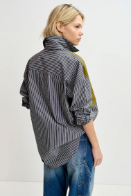 Essentiel Antwerp Glam patchwork shirt