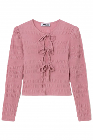 Laagam Babet pink textured blouse