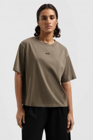 Olaf Hussein Sheer boxy tee