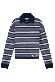 Olaf Hussein striped-polo-knit