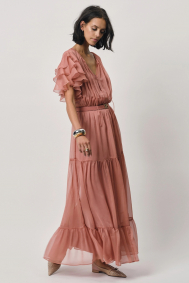 Dante6 Xevi boho maxi chiffon dress