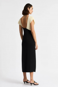 Laagam Libra draped midi dress