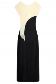 Laagam libra-draped-midi-dress