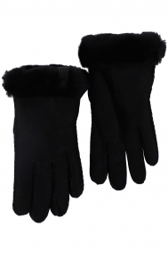 UGG w-shorty-glove-w-leather-trim