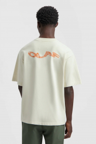 Olaf Hussein Wavy drift embro tee