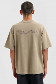 Olaf Hussein Wavy drift embro tee