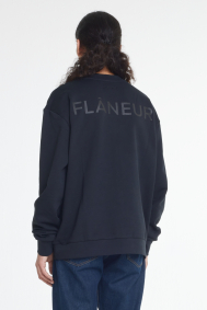 Flaneur FNOS203 Tonal logo sweater