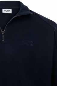 The New Originals Emblem half zip sweater