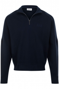 The New Originals emblem-half-zip-sweater