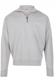 The New Originals emblem-half-zip-sweater