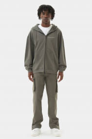 Filling Pieces Zip Hoodie Chrome