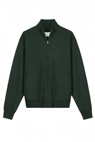 Olaf Hussein knitted-zip-up-cardigan