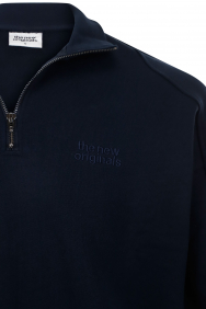 The New Originals emblem-half-zip-sweater