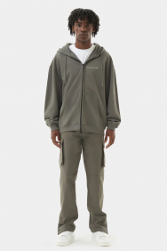 Filling Pieces zip-hoodie-chrome