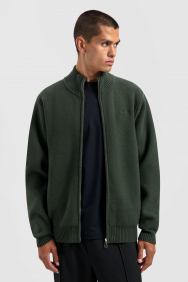 Olaf Hussein knitted-zip-up-cardigan